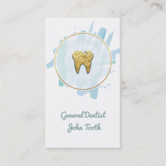 Citas Tarjeta de presentación con el logotipo dental de