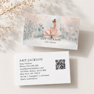 Citas Tarjeta de presentación de código QR de hada capri