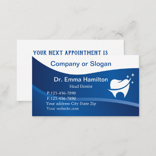 Citas Tarjeta de presentación del logotipo dental dental