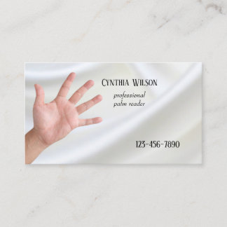 Citas Tarjeta de presentación profesional de quiromancia