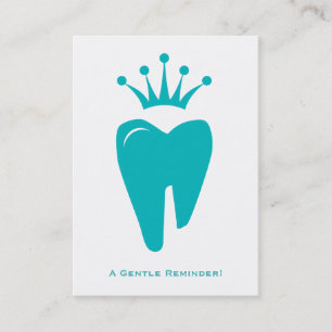 Citas Tarjeta de recordatorio de dentista Cute el logoti