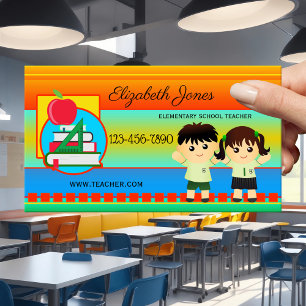 Citas Tarjeta de visita de maestro de la escuela primari
