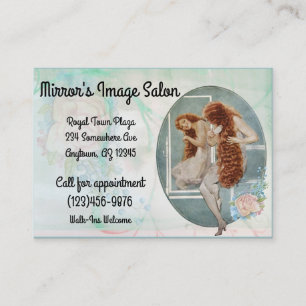 Citas Tarjeta de visita del salón del vintage