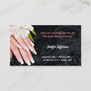Citas Tarjeta de visita Nail Salon