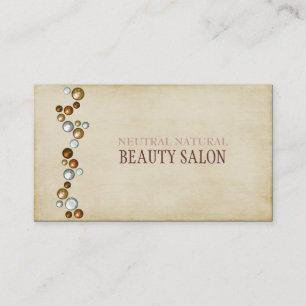 Citas Tarjeta de visita Neutral Natural Body Beauty Salo