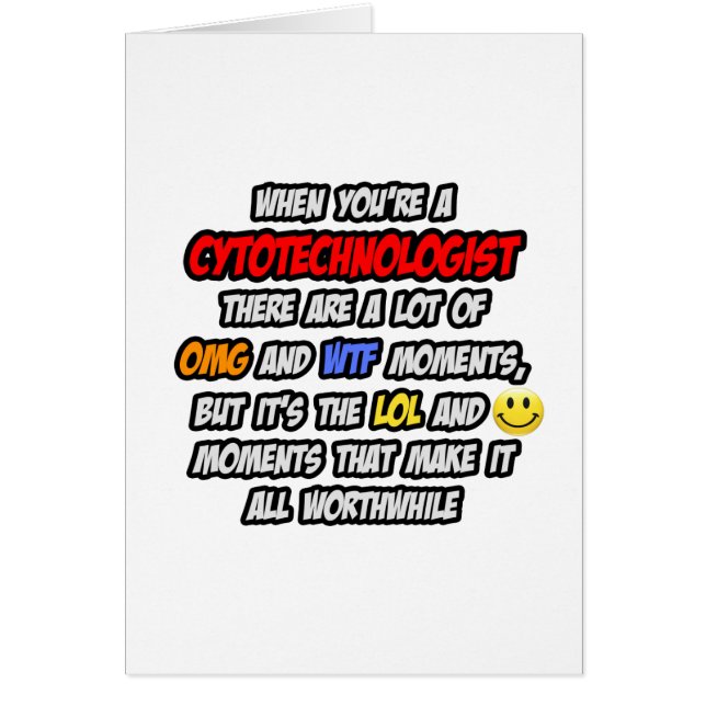 Citotecnólogo... OMG WTF LOL (Frente)