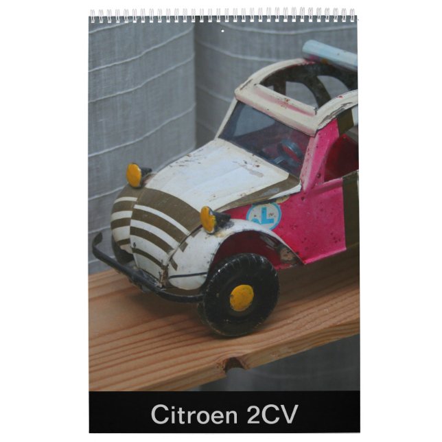Citroen 2 CV Calendario de coches franceses 2025 (Tapa)