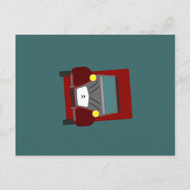 Citroen 2CV postal (Anverso)