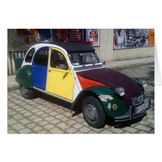 Citroen colorido 2 CV (Anverso (Horizontal))