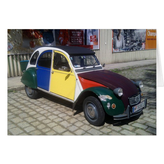 Citroen colorido 2 CV (Anverso (Horizontal))