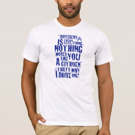 Citroen "diferente es todo" diseño de la camiseta