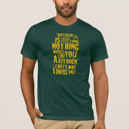 Citroen "diferente es todo" diseño de la camiseta