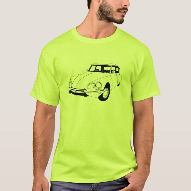 Citroen DS inspiró la camiseta (Anverso)