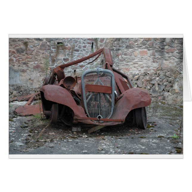 Citroen en Oradour Francia (Anverso (Horizontal))