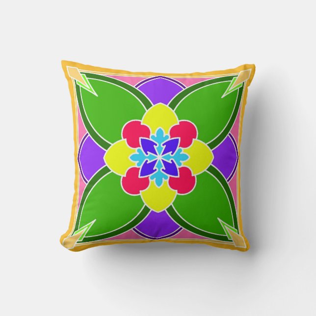 Citrus Breakfast Reversible Cojín decorativo (Anverso)