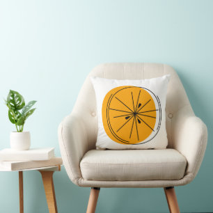Citrus Naranja naranja de atrás Cojín decorativo c