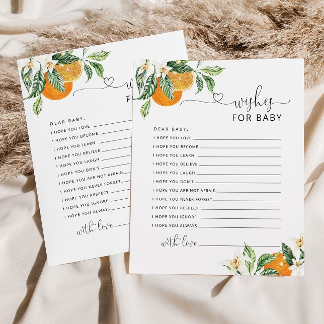 Citrus pequeños deseos curtianos para tarjeta de b (Subido por el creador)