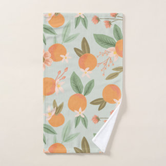 Citrus Tropical Floral Mint Green