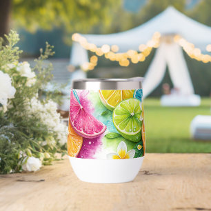 Citrus Tropical Splash Seamless