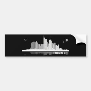 City de Frankfurt horizonte de pegatinas de