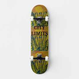CITY LIMITS SKATEBOARD DISEÑO POR PAULA REILLY.