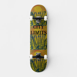 CITY LIMITS SKATEBOARD DISEÑO POR PAULA REILLY.