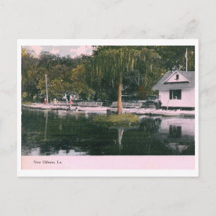 City Park, New Orleans, postal antigua de 1909