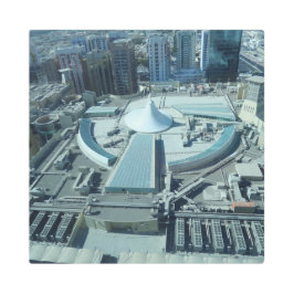 City View 16"x16" arte Metalizado