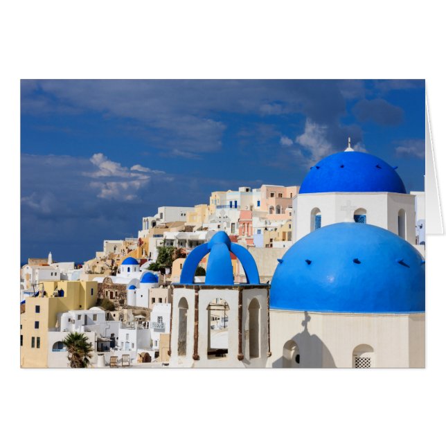 Cityscape de Santorini, Grecia (Anverso (Horizontal))