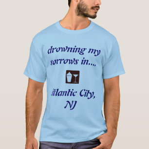 ¡Ciudad Atlántica, CAMISETA DE BEBIDA DE NJ! (A.C.