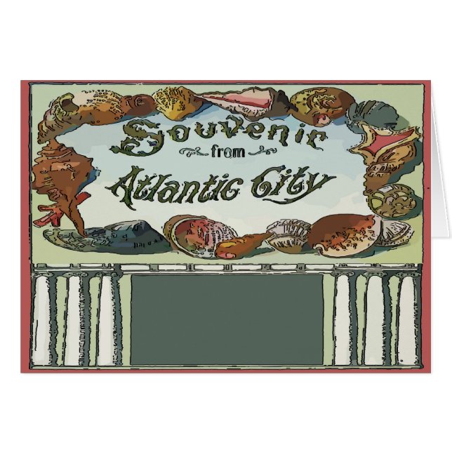 Ciudad atlántica vintage (Anverso (Horizontal))