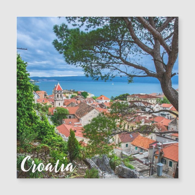 Ciudad croata de Omis. (Anverso)