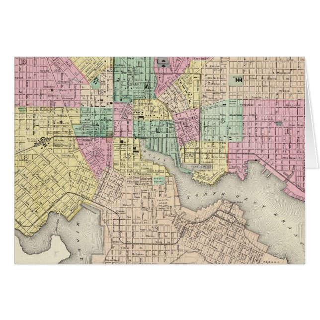 Ciudad de Baltimore Maryland (Anverso (Horizontal))