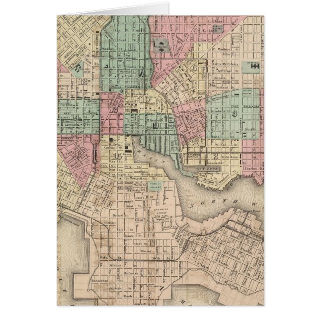 Ciudad de Baltimore, Maryland (Frente)