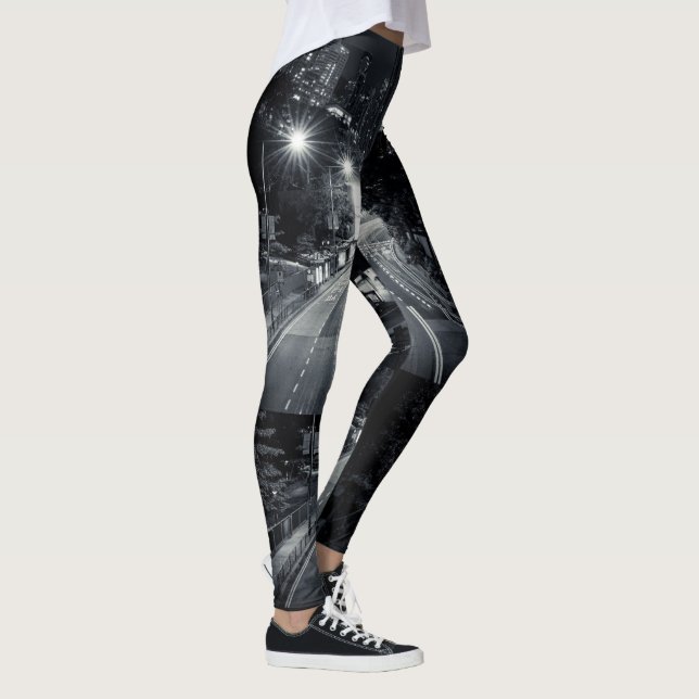 ciudad de camuflaje Leggings (Derecha)