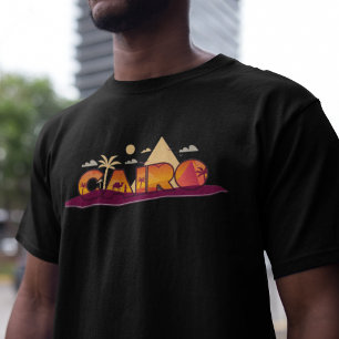 Ciudad de El Cairo con camiseta de camellos