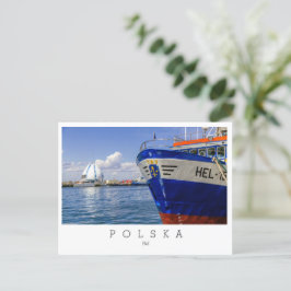 Ciudad de Hel, costa, Polonia, Polska, postal