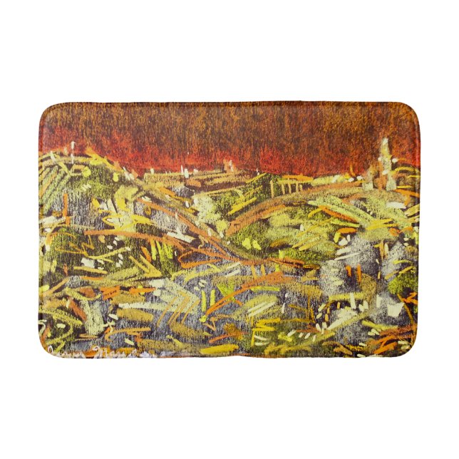 Ciudad de la alfombra de baño del oro (Anverso)