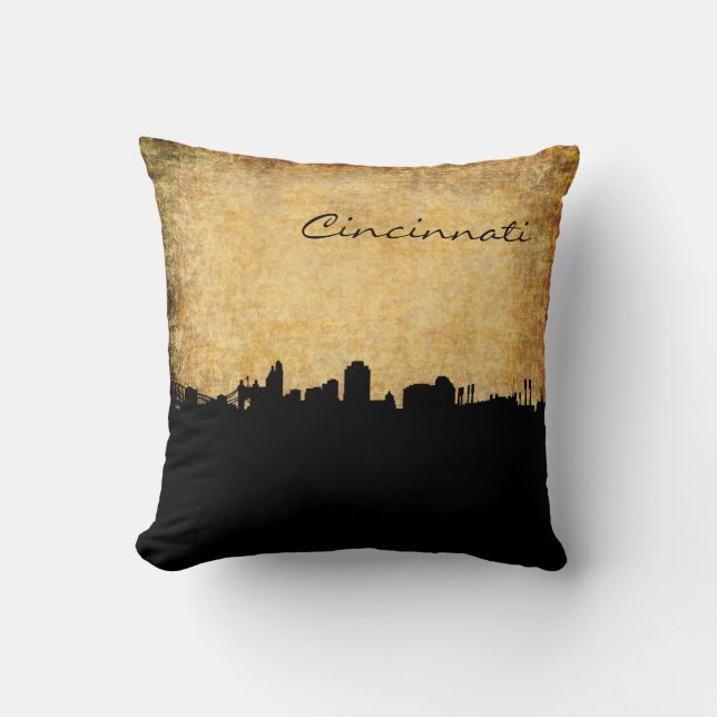 Ciudad de la almohada rústica del horizonte de (Anverso)