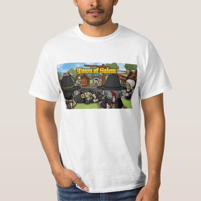 Ciudad de la camiseta de los hombres de Salem (Anverso)