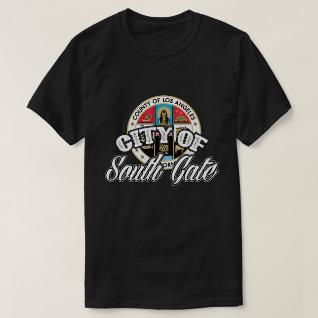 Ciudad de la camiseta de South Gate (Diseño del anverso)