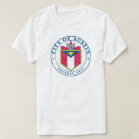 Ciudad de la camiseta oficial del sello de Austin