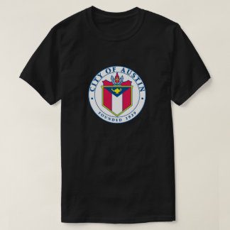 Ciudad de la camiseta oficial del sello de Austin