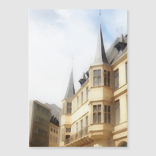 Ciudad de Luxemburgo - Ciudad vieja - pintura