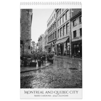 Ciudad de Montreal y Quebec - Calendario Marie Car