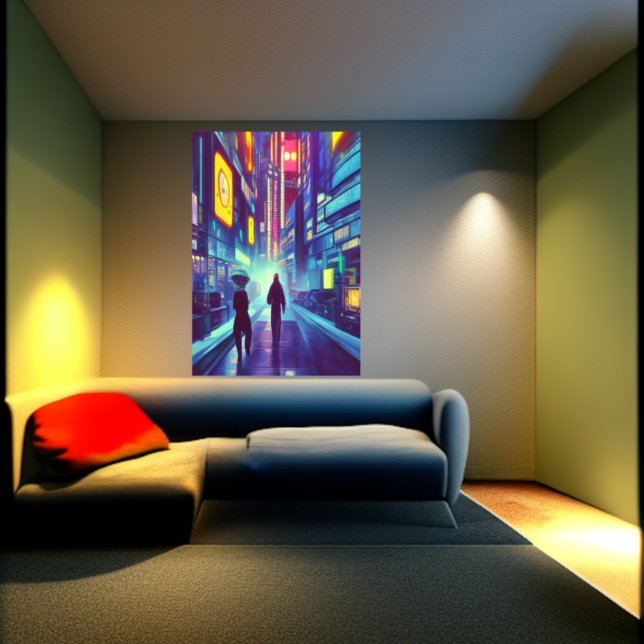 Ciudad de Nova Lux | Poster de arte de IA (Subido por el creador)