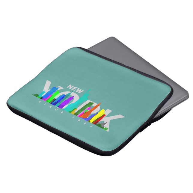 Ciudad de Nueva York | Bolsa para portátil 13" (Superior anverso)