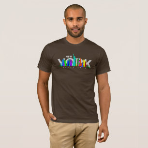 Ciudad de Nueva York Jersey de hombre manga cort