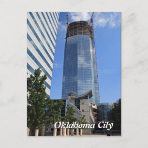 Ciudad de Oklahoma, tarjeta postal de construcción