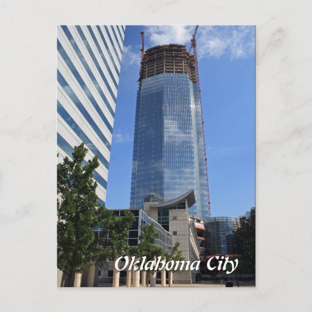 Ciudad de Oklahoma, tarjeta postal de construcción (Anverso)